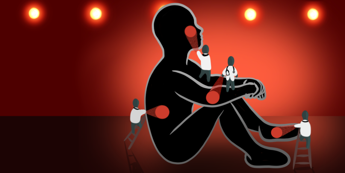 Woman receiving red light therapy for skin healing, showing glowing, rejuvenated skin.